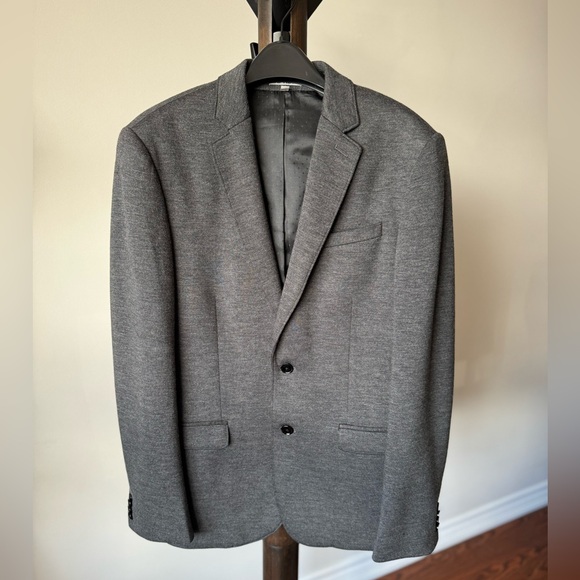 Express Photographer Fitted Gray Blazer - Picture 6 of 6